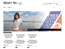 Tablet Screenshot of freaky-tiki.com